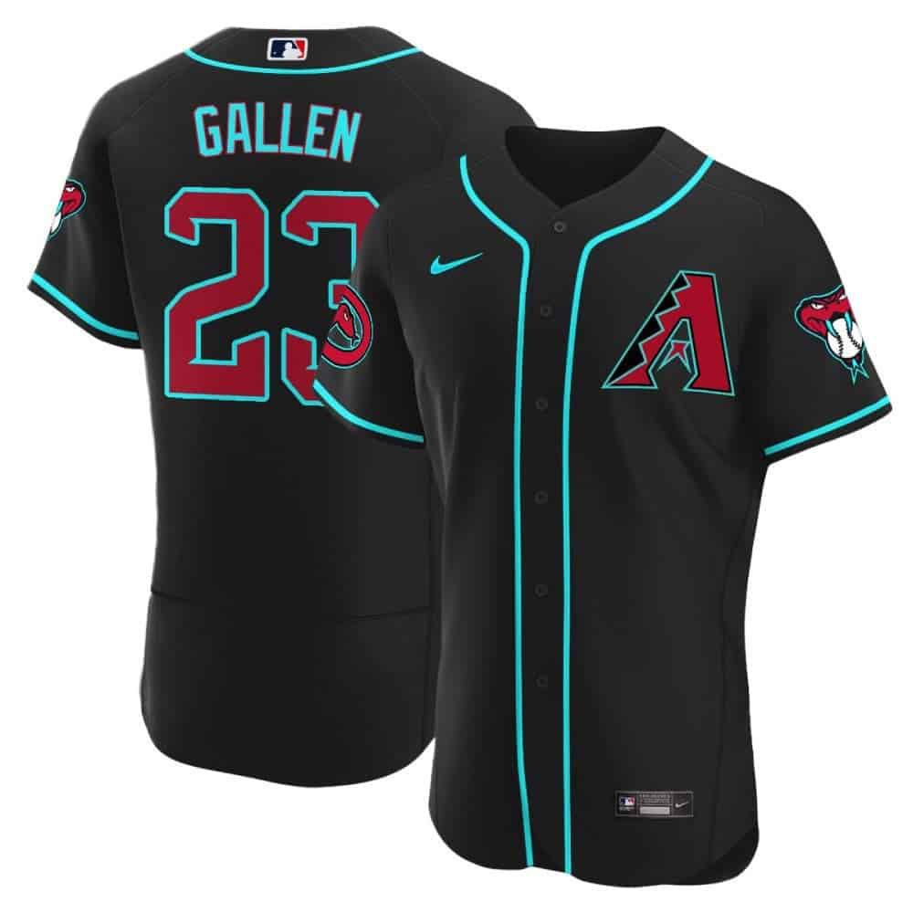 Men Arizona Diamondback #23 Gallen Black 2024 Nike Flex Base MLB Jersey